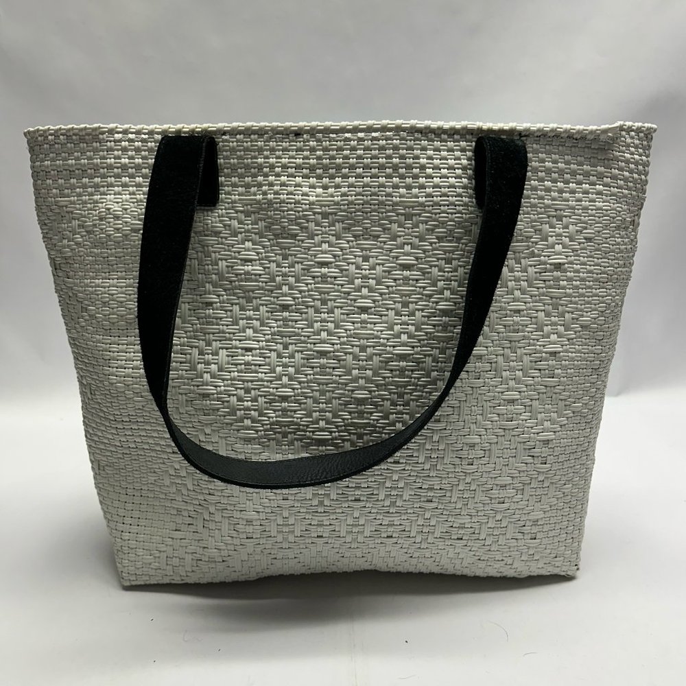 White Straw Woven Bag